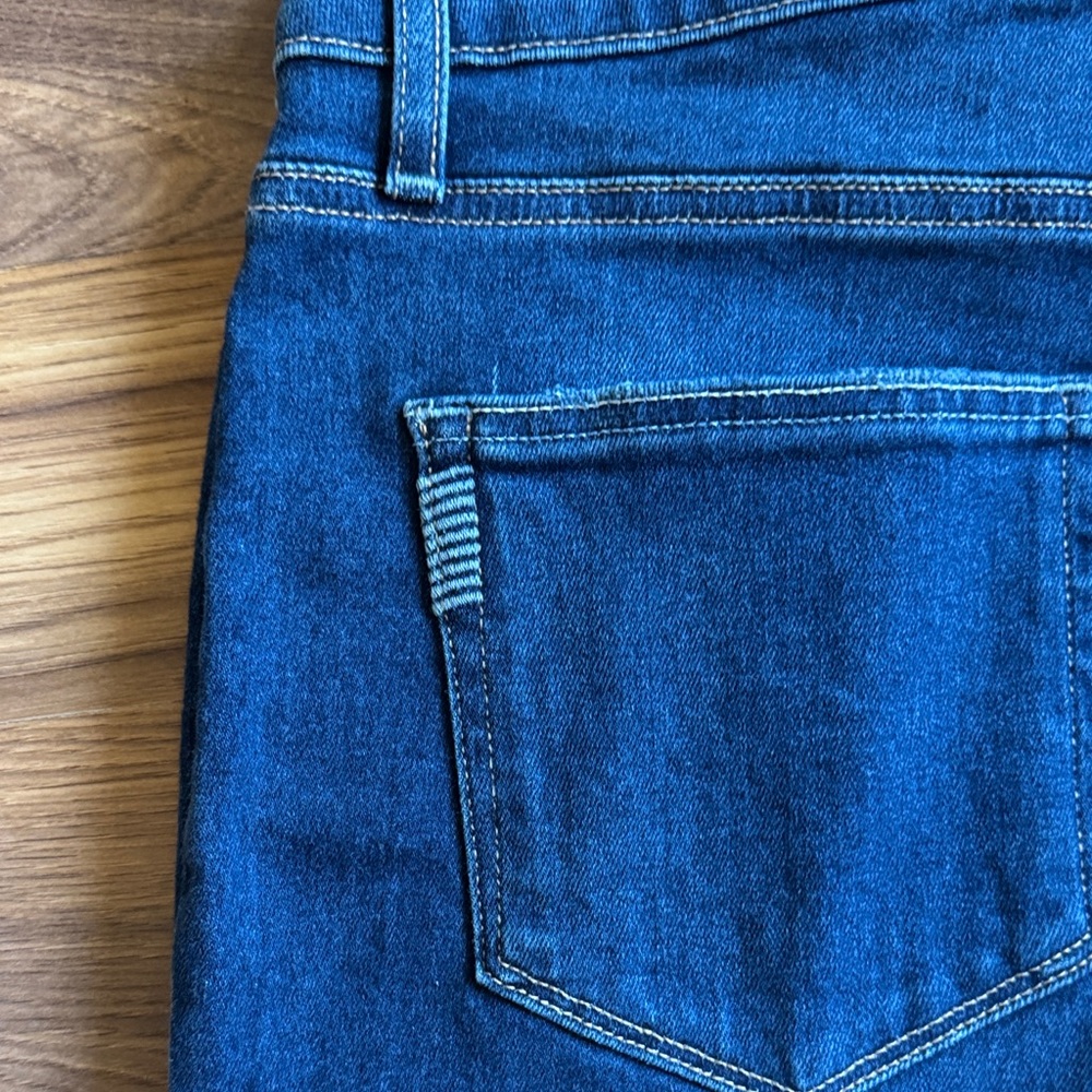 PAIGE Dark Blue Straight Leg Jeans - Picture 8 of 8